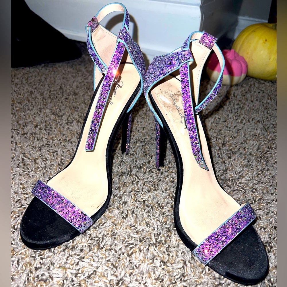Glittery heels